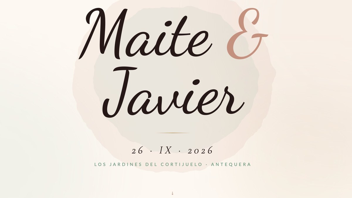 Boda Maite y Javier